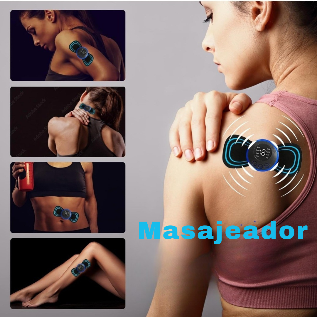 Parche masajeador y estimulador portatil